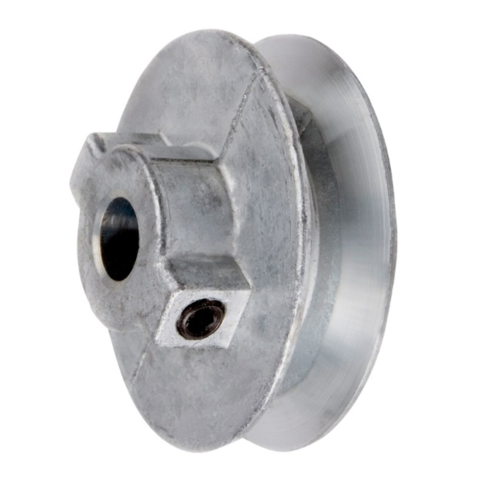Chicago Die Cast 350A6 Zinc Die Cast V-Grooved Pulley 3-1/2 Dia. x 5/8 Bore in.