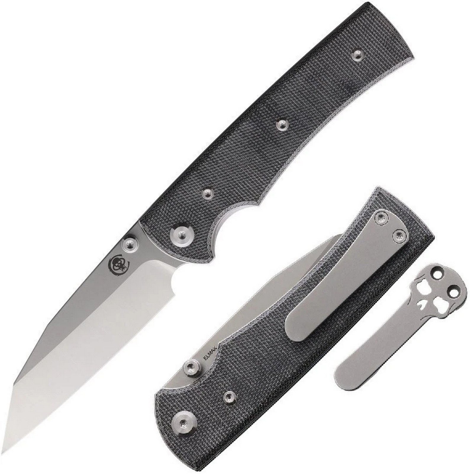 Chaves Sangre 229 Linerlock Folding Knife Steel Blade Micarta Handle - CHAV14316