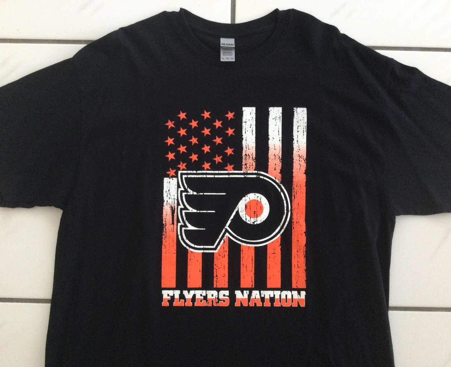 PHILADELPHIA FLYERS Short Sleeve T-Shirt ‘Flyers Nation’ men’s size XL (unworn!)