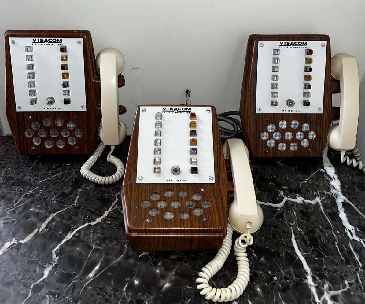Rare! Vintage AE Electronics Corp. (VisaCom) Intercom Phone System..