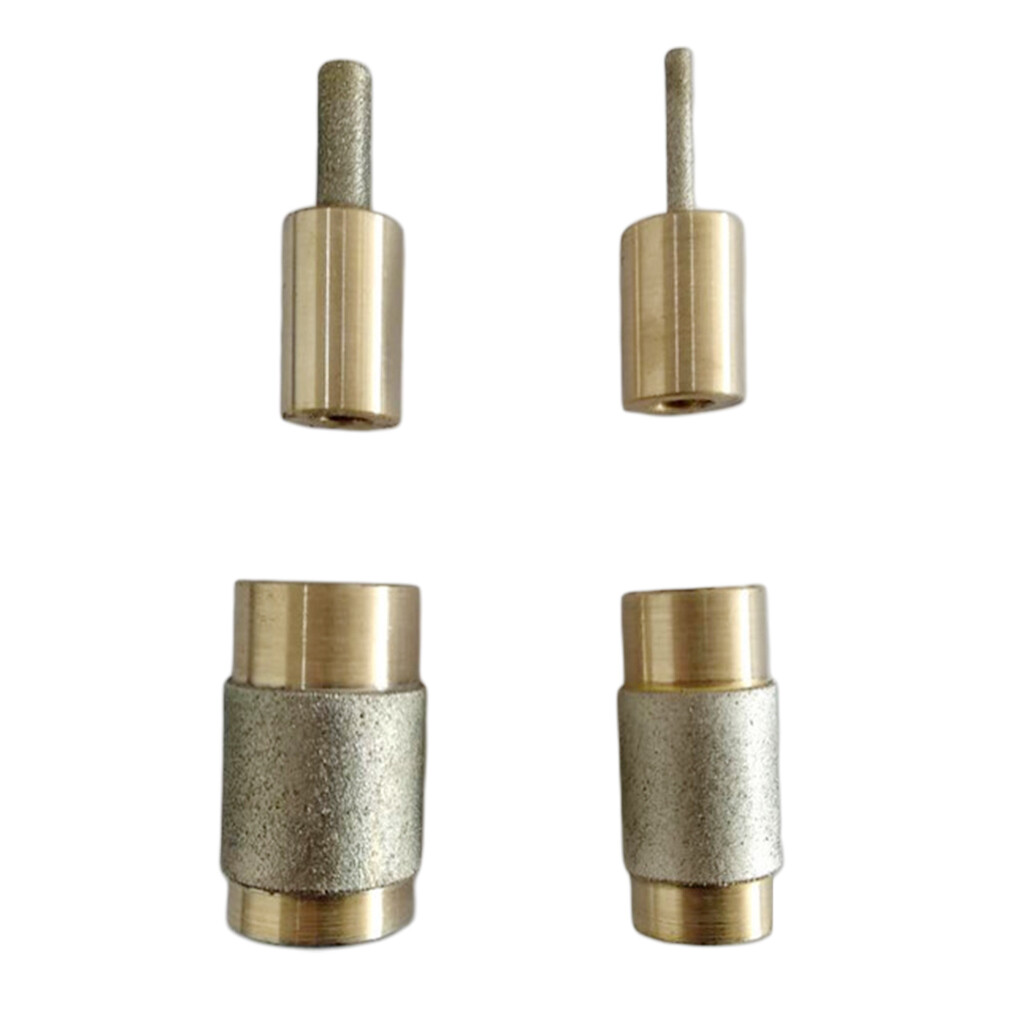 4Pcs Grinding Bits Set Stained Glass Grinder Head Bit for All Grinding Machines