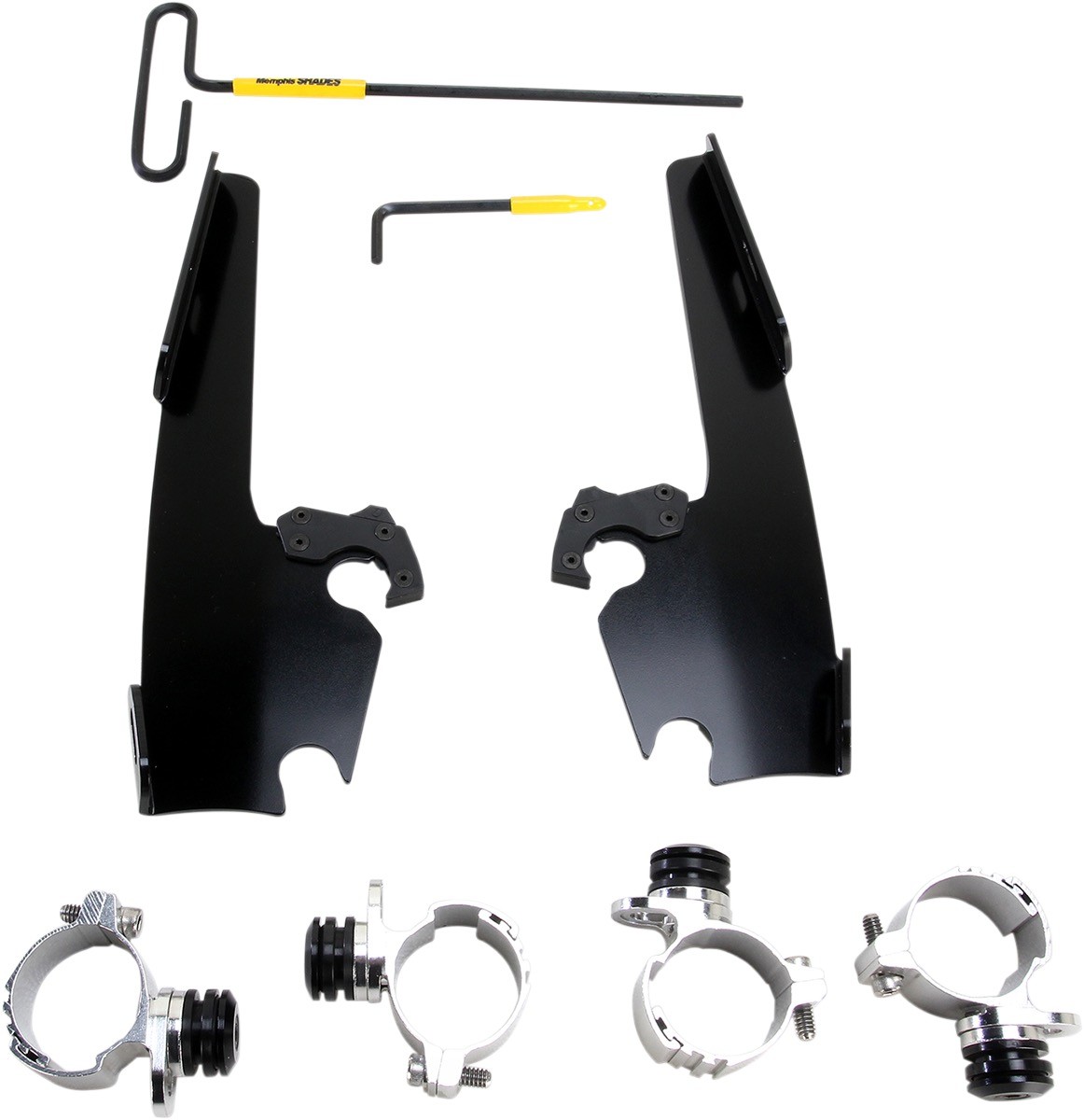 MEMPHIS SHADES MEB2005 Fats/Slim Mounting Kit - Black - XL12C