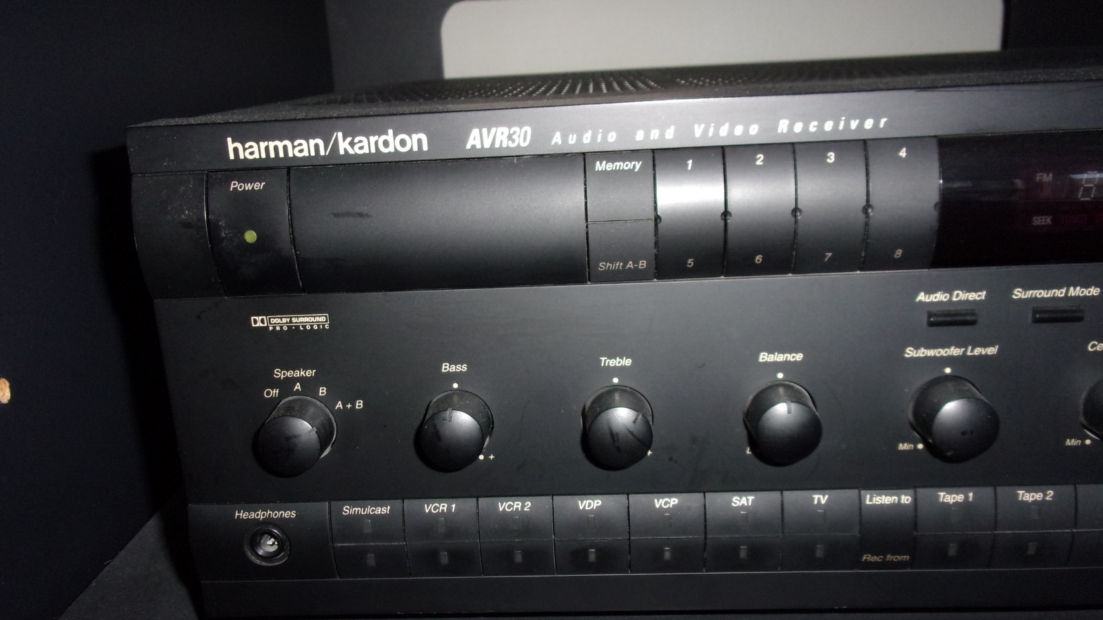 Vintage Harmon Kardon Audio Video AVR30 Receiver