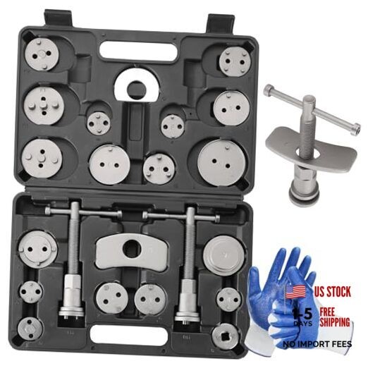 Wind Black Brake Caliper Tool Set - 24pcs Heavy Duty Disc Brake Caliper Tool Set