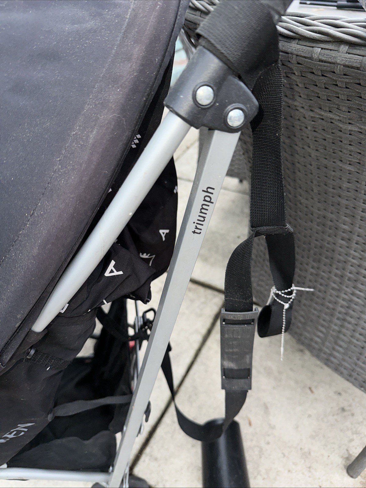 Maclaren Triumph Umbrella Stroller Black Lightweight