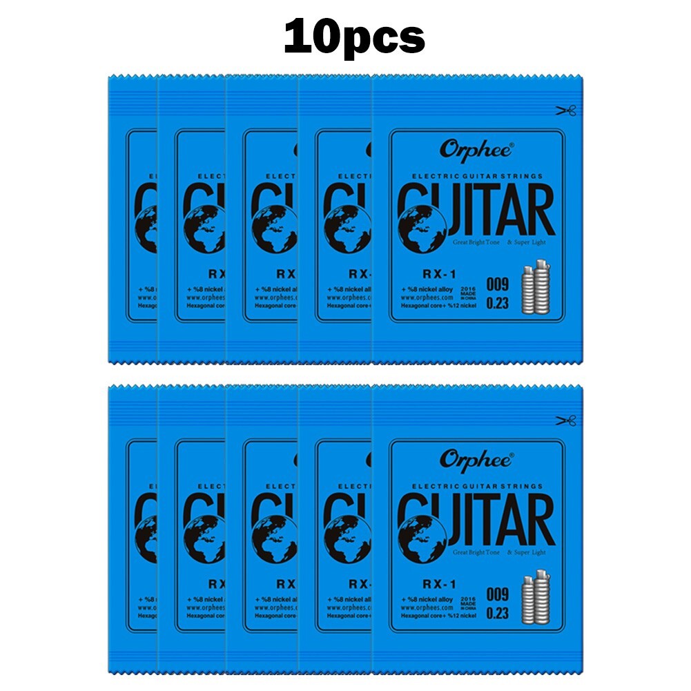 10PCS Orphee Single Strings For Electric Guitar 1st E-String(.009) Replacement