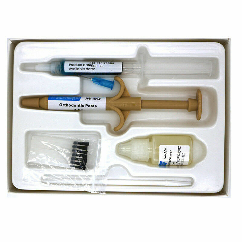 No-Mix Orthodontic Bonding System Adhesive Paste Primer Dental Kit