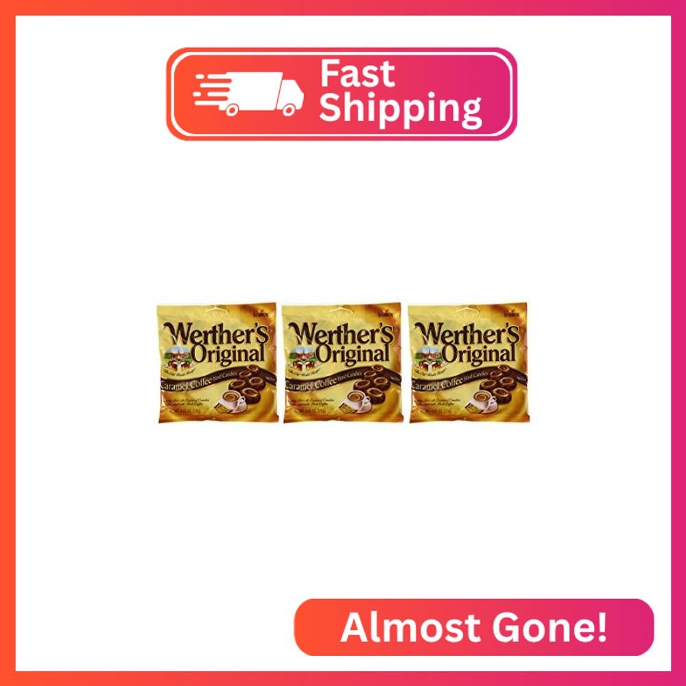 Werther's Original Caramel Coffee Hard Candy - Individually Wrapped Hard Candies