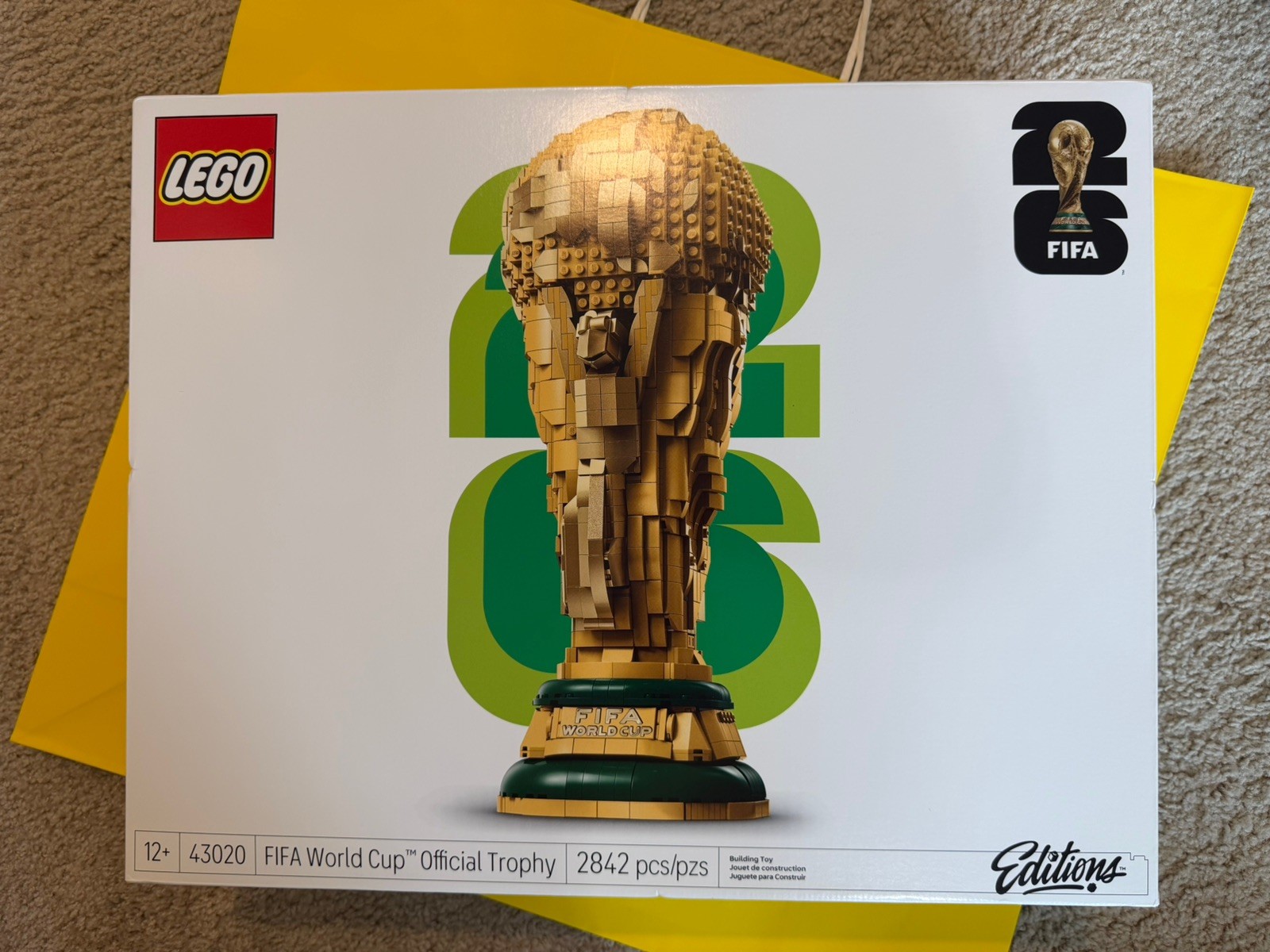 LEGO 43020 FIFA World Cup  2026 Official Trophy NISB ShipsFAST 🔥⚽️🏆