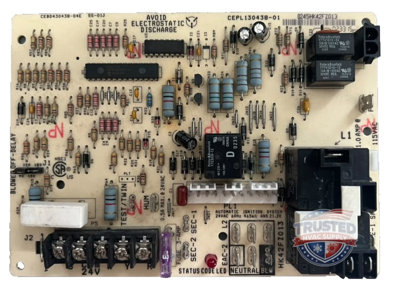 HK42FZ013 AS PICTURED Furnace Control Board CEPL130438-01