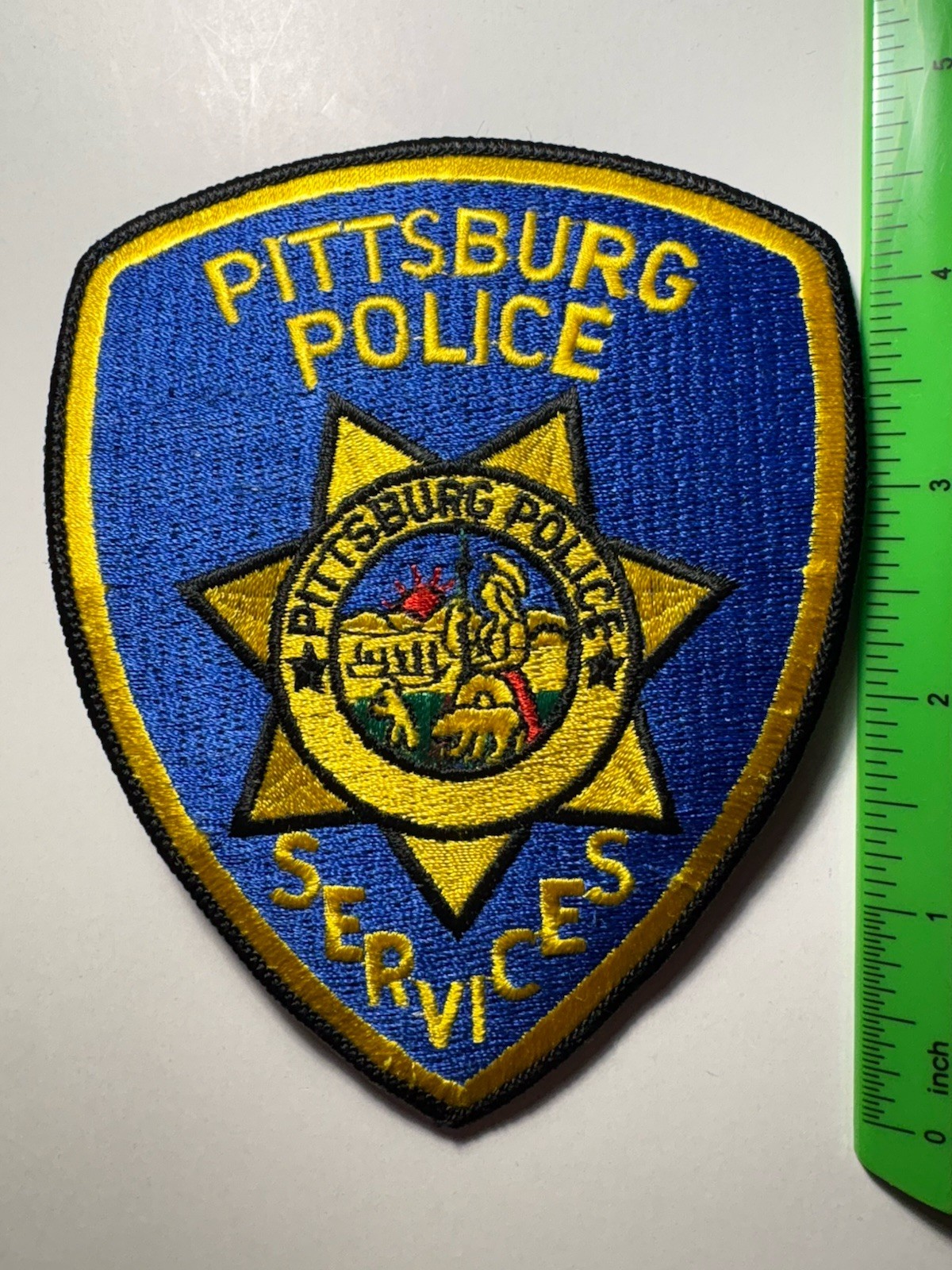 Pittsburg California Police Services Patch
