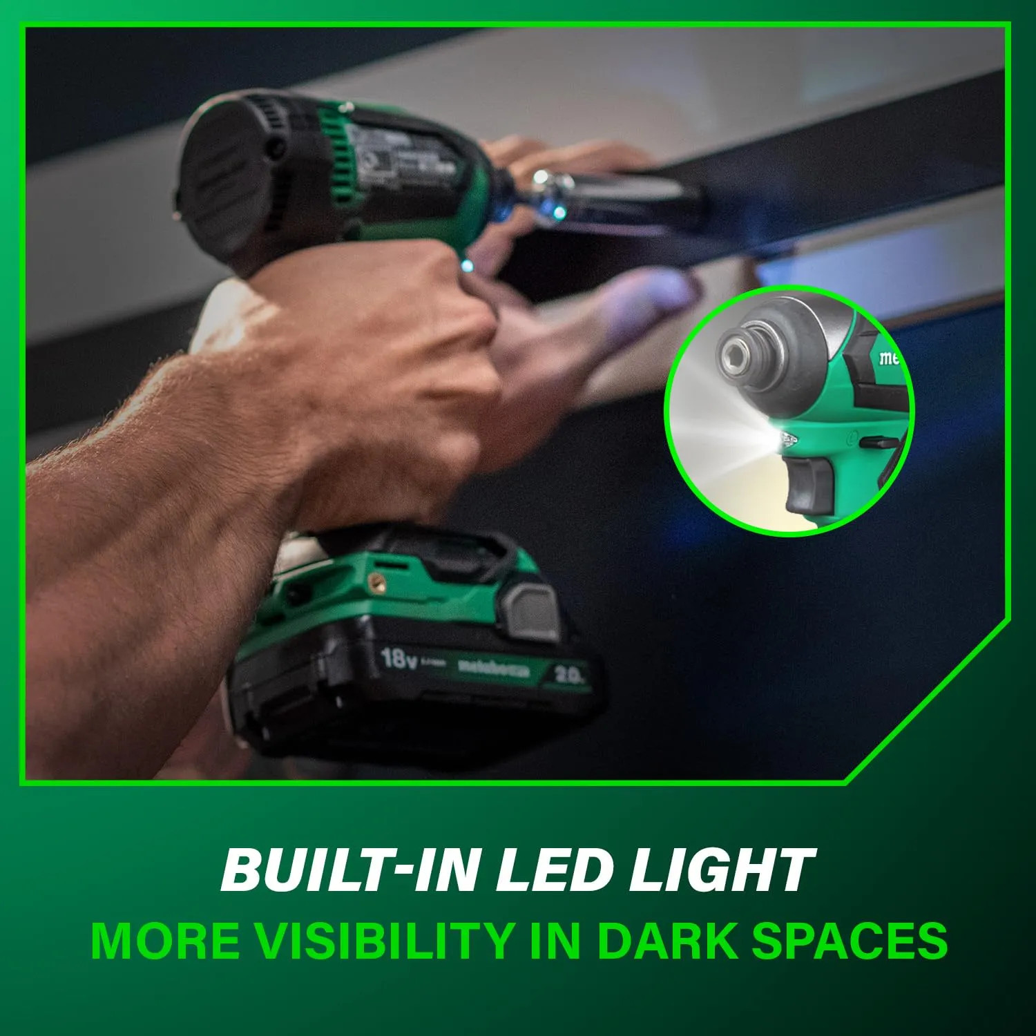 Metabo HPT KC18DEXQB 18V Driver Drill Impact Driver Combo Kit 2 Batteries
