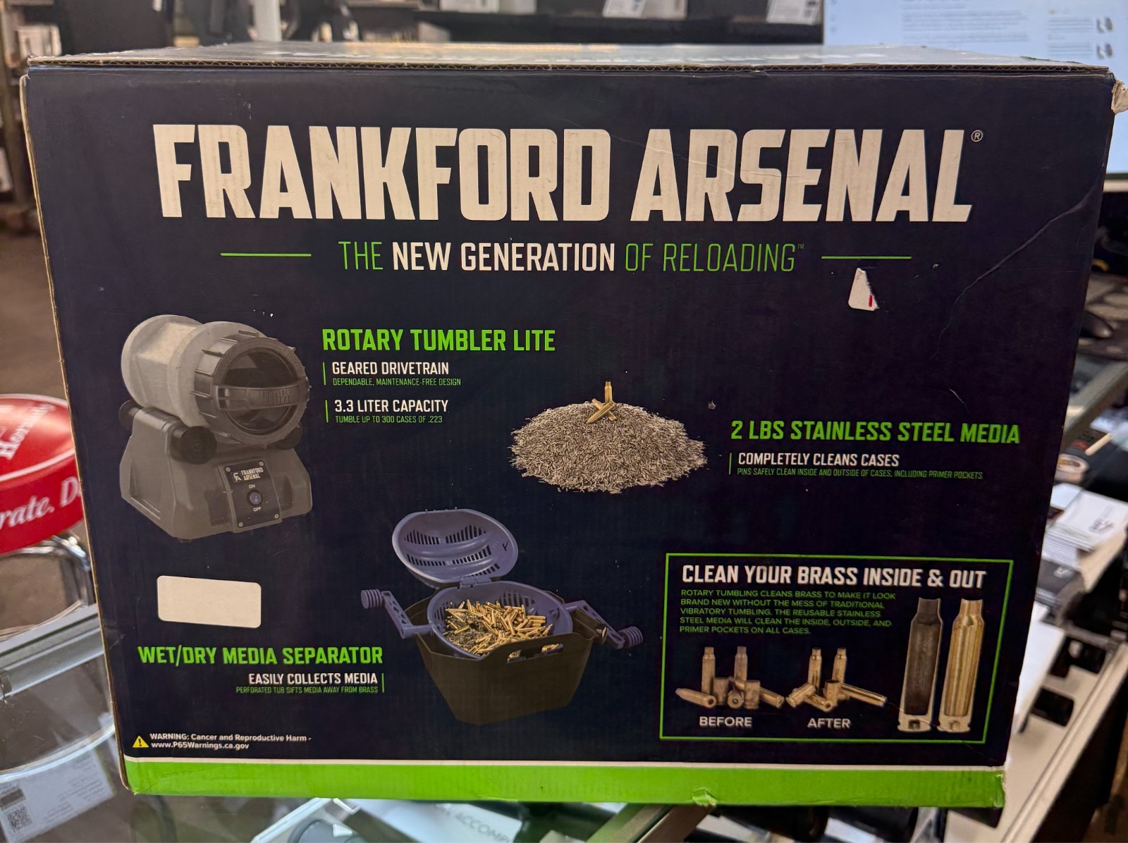 Frankford Arsenal Rotary Tumbler Lite Essentials Kit 1199452 Wet Tumbler NEW NIB