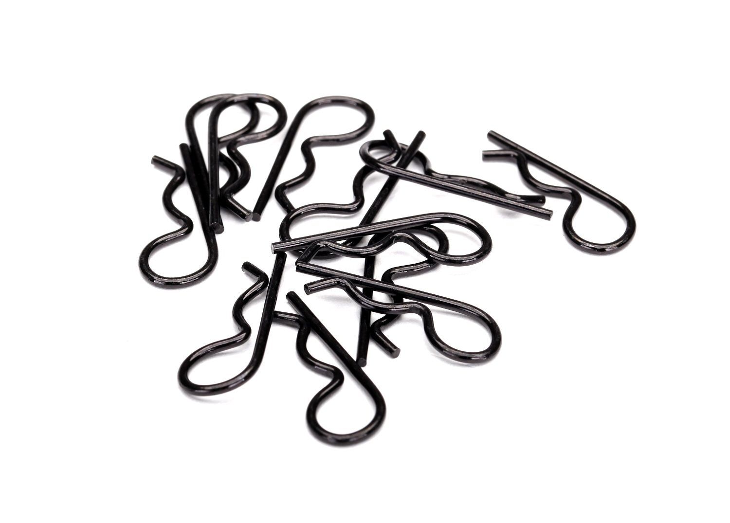 Traxxas 3434A BODY CLIPS HD BLACK (12)
