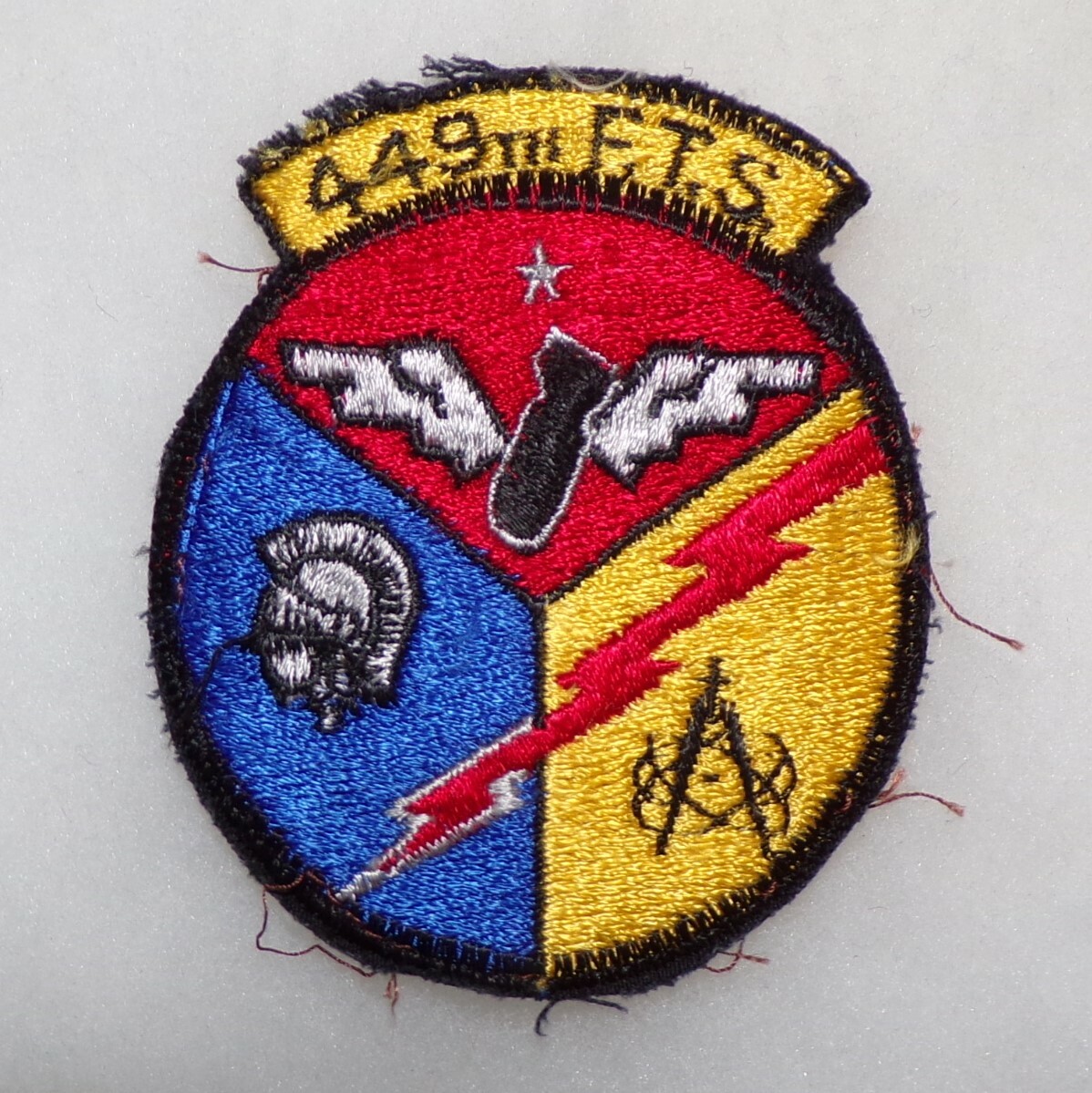 Vintage US Air Force 449th Fighter Training Squadron Full Color Patch USAF