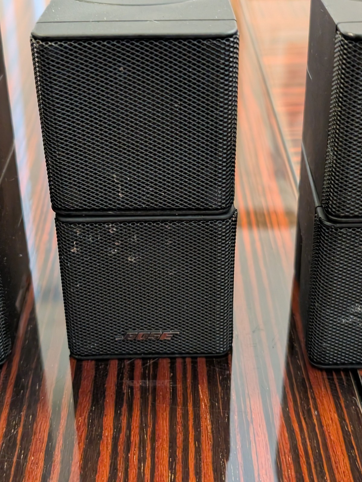 4x BOSE Jewel Double Cube Speakers Black