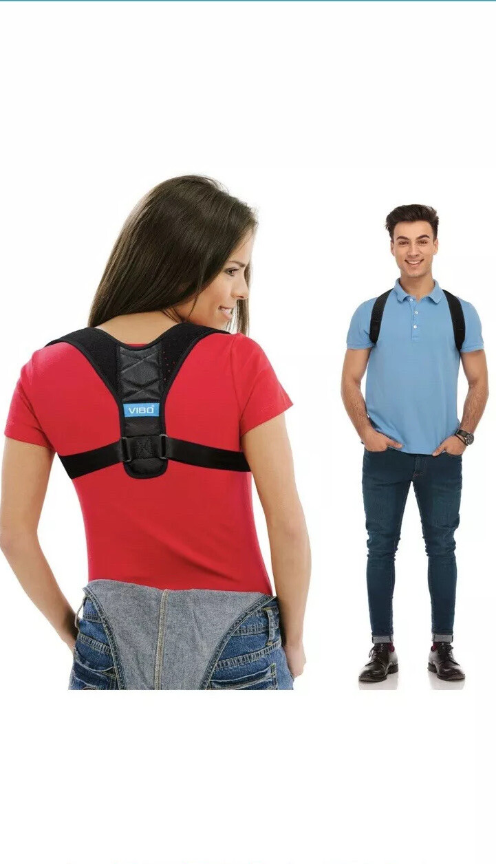 VIBO CARE Posture CorrectorMen and Women - Comfortable Upper Back Straightener