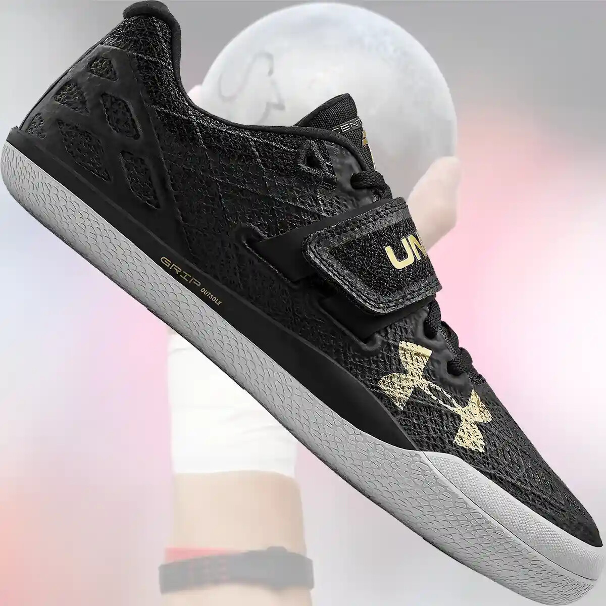 Under Armour Centric Grip Shot Put Discus Throwing Shoes - 3021862