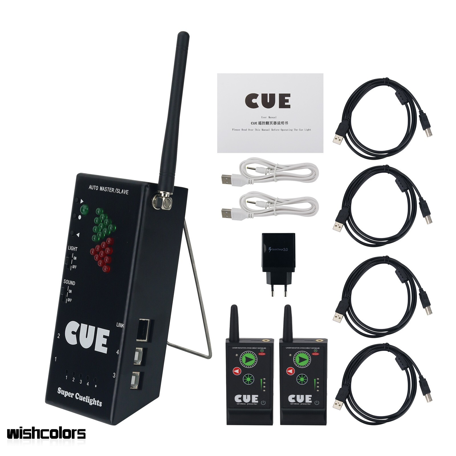 Presenter Remote One Receiver and Two Transmitters for PowerPoint Presentation