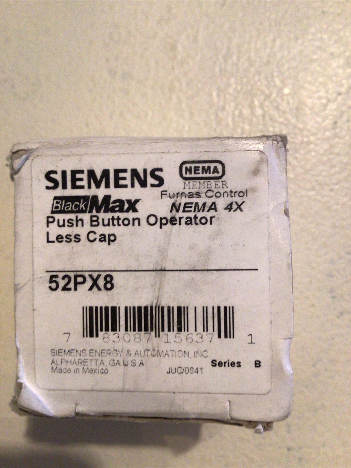 NEW Furnas 52PX8 Push Button Operator