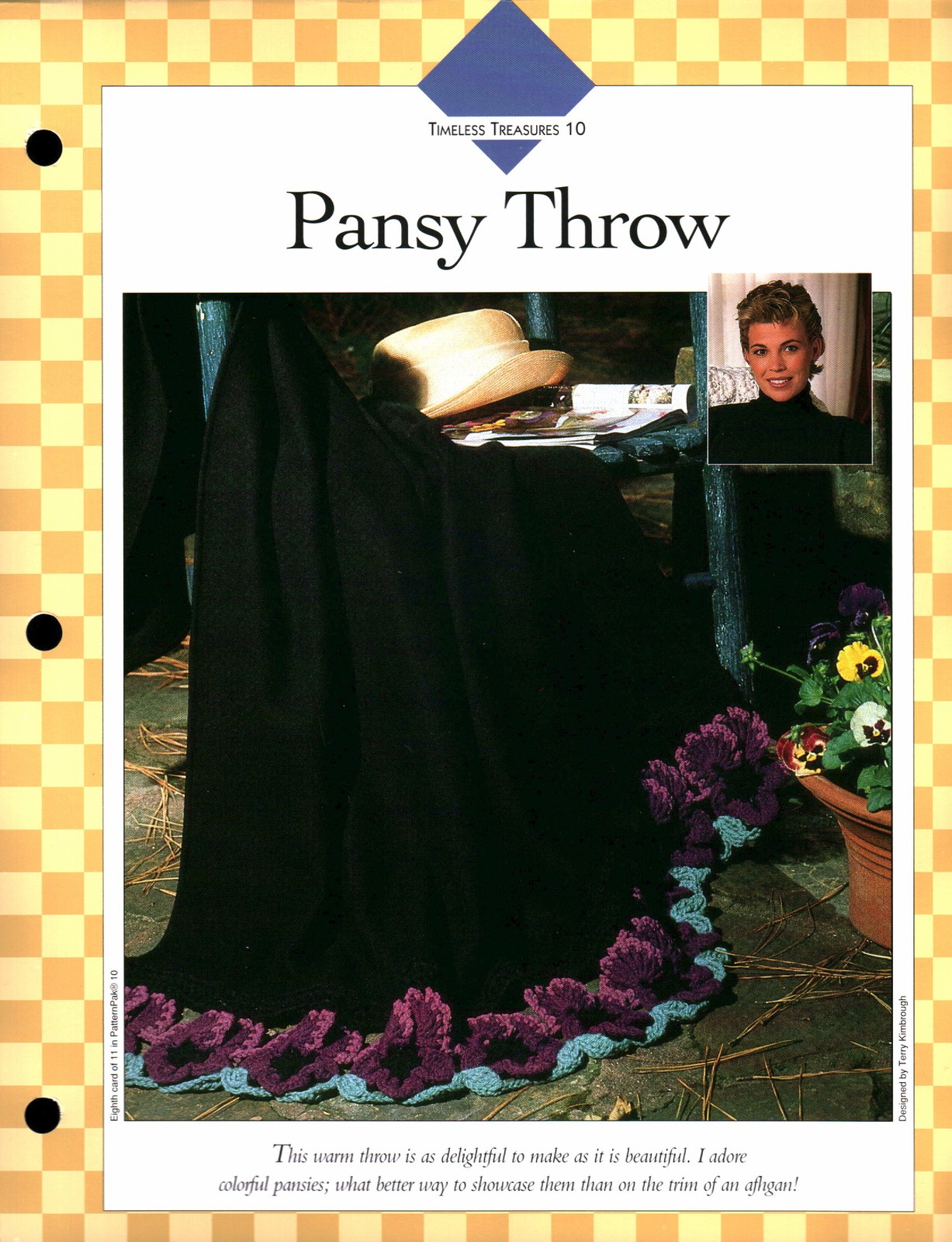 Pansy Throw - Timeless Treasures 10 | Vanna Crochet Faves 85100-H