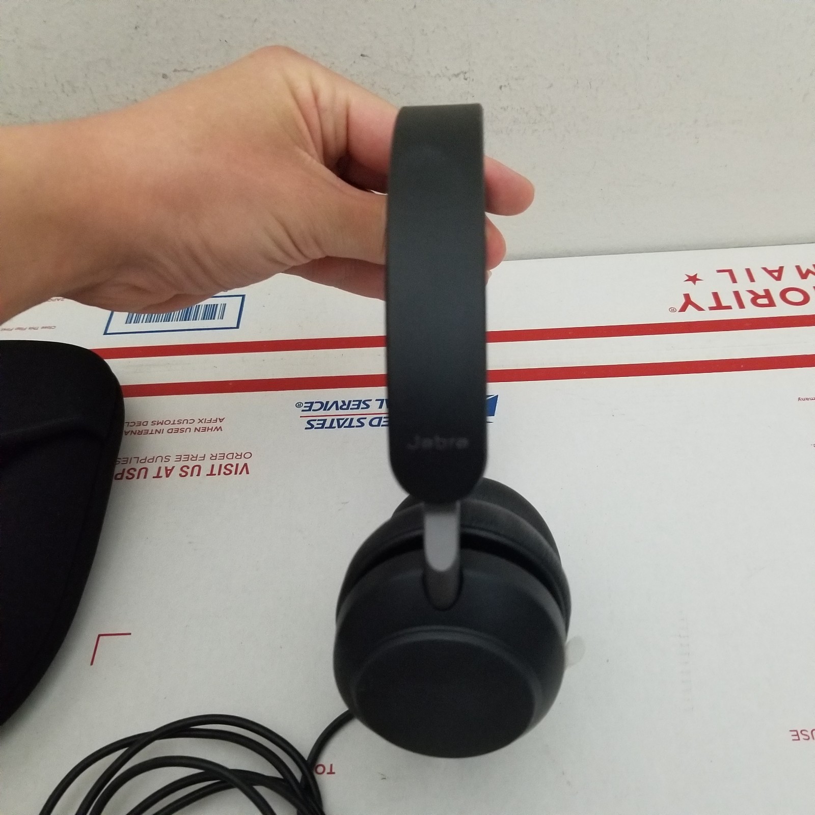 Jabra Evolve2 40 HSC130 USB-C Wired Headset Black with Case