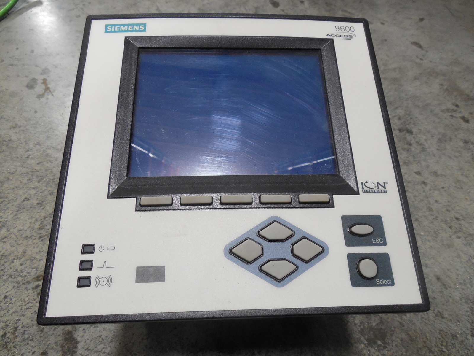 USED Siemens 9600DC-1156-BCZA Ion Power Meter Ethernet Access Panel