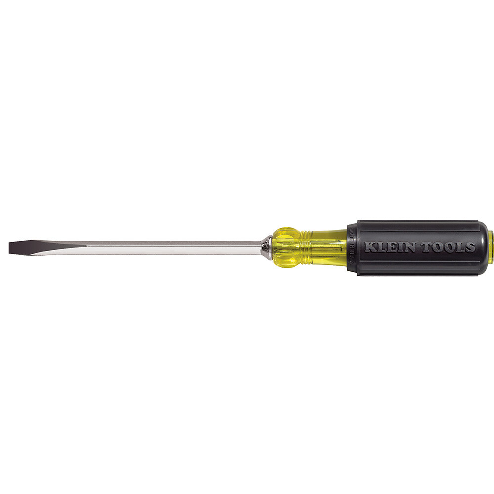 Klein Tools 600-6 5/16" Keystone-Tip Screwdriver - 6" Heavy-Duty Square-Shank