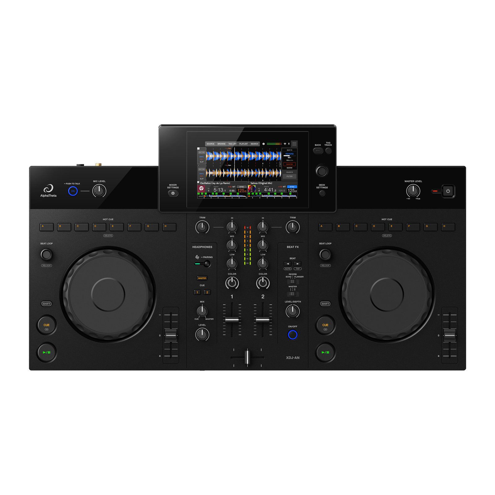 AlphaTheta XDJ-AN 2-Channel All-in-One DJ Controller System