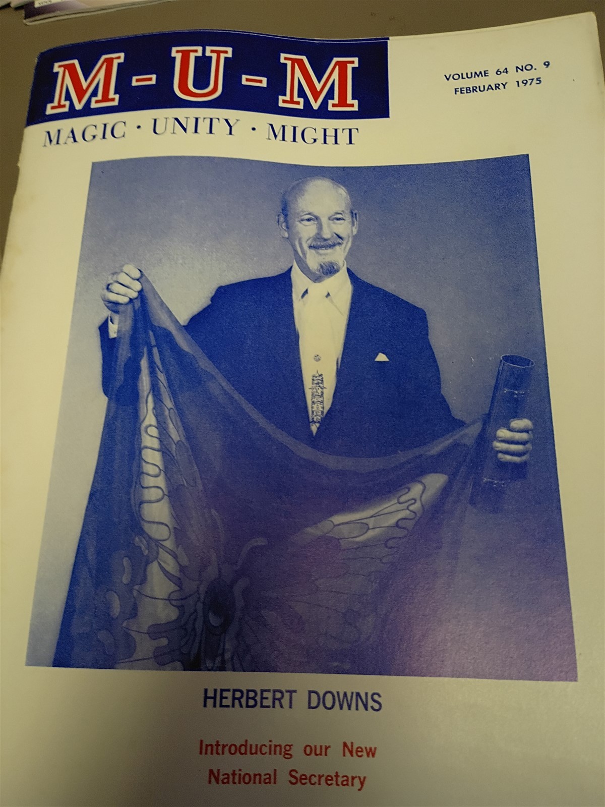 Herbert Downs MUM Society of American Magicians Magazine Issue #9