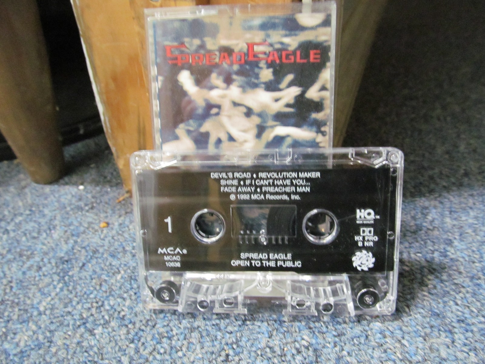 Spread Eagle - Open To The Public Cassette UNTESTED / AS-IS - For Insert & Case
