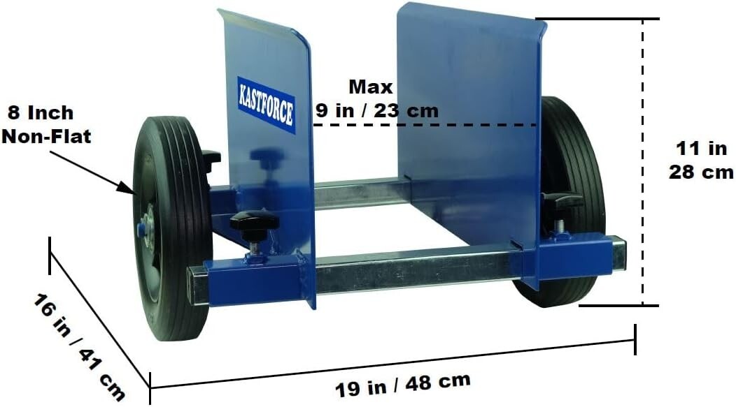Heavy Duty Panel Dolly Drywall Mover Cart w Wheel for Plywood Door Window Ladder