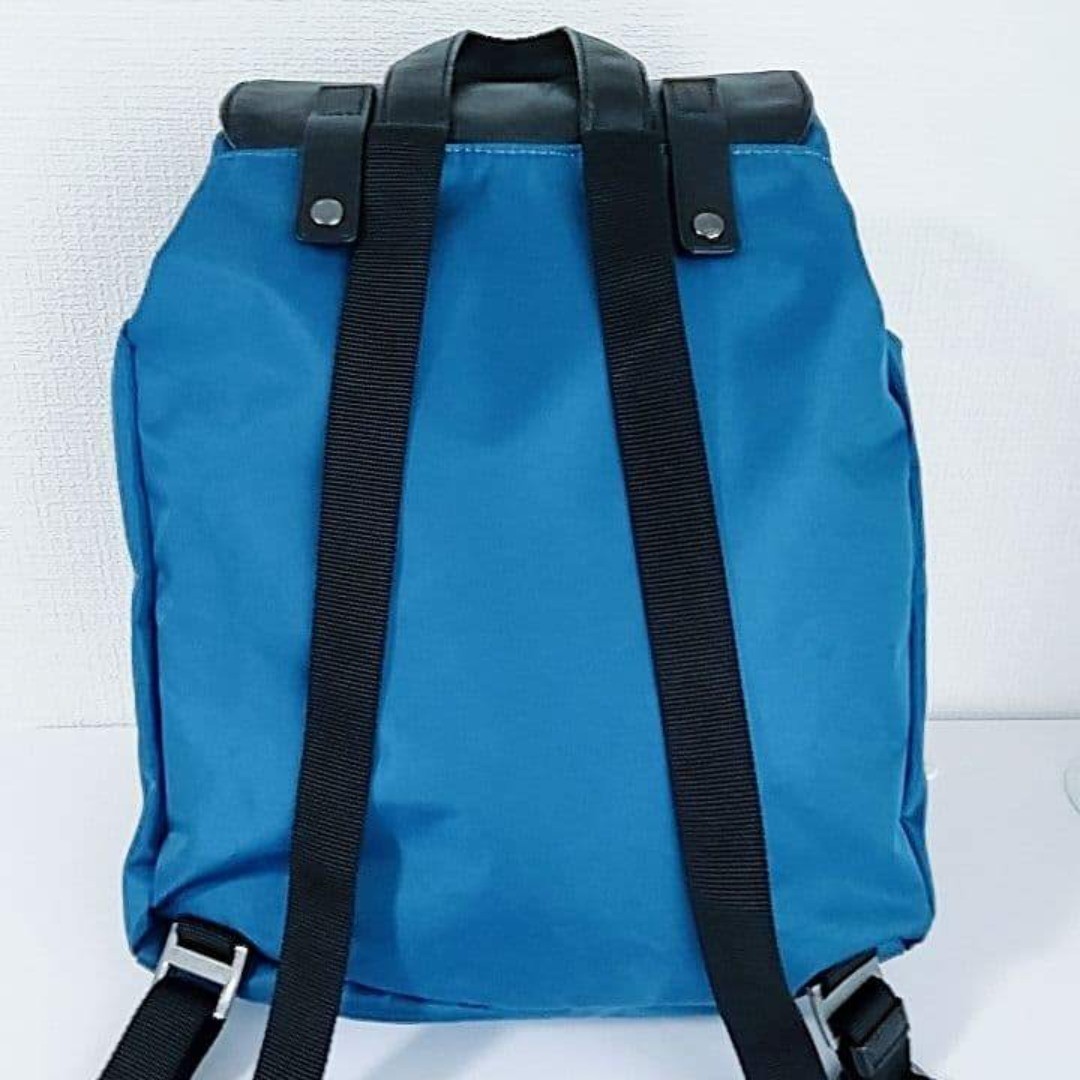 Tumi Pack Away Backpack Waterproof Foldable Blue Used From Japan