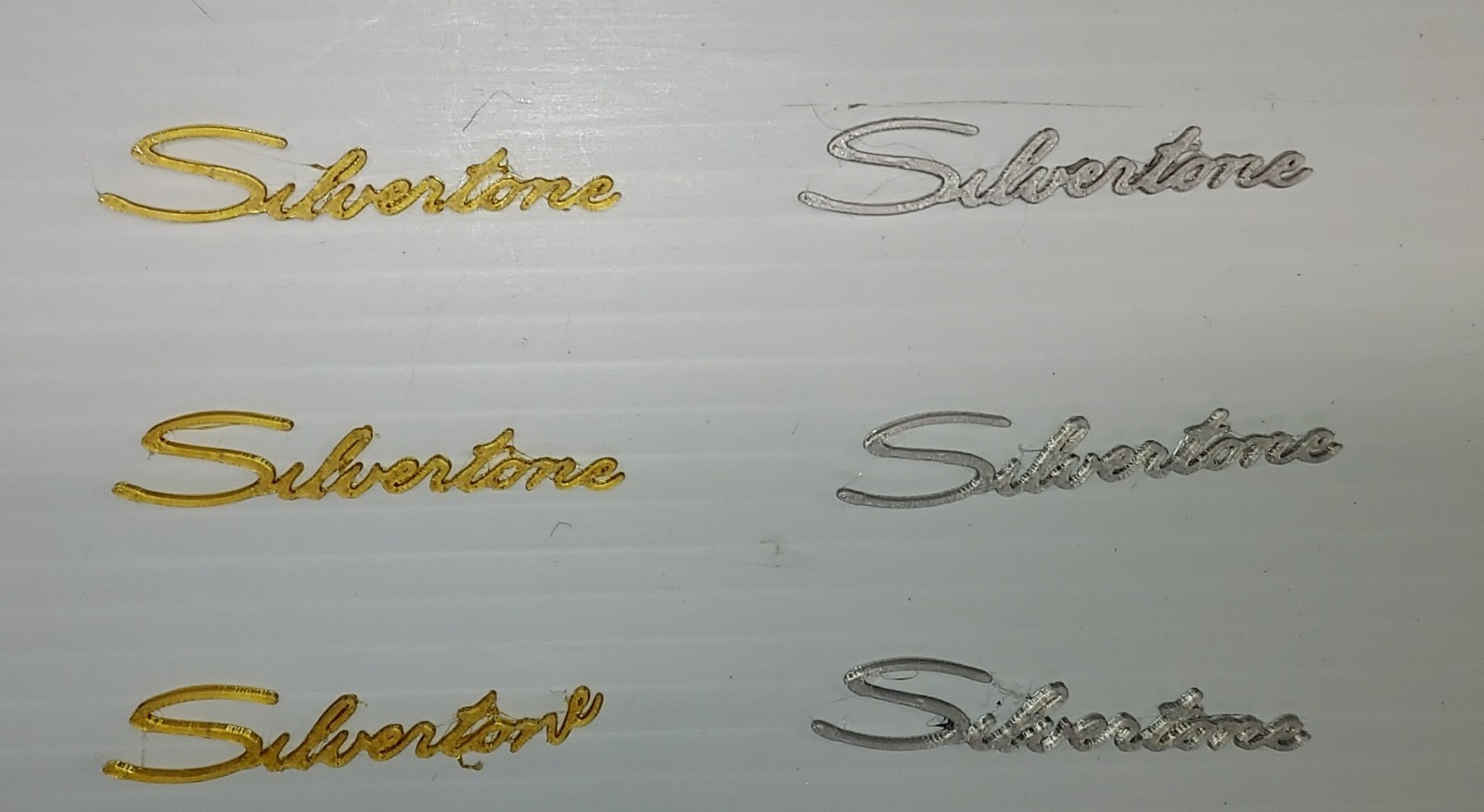Silvertone Name Badge, ARRP066