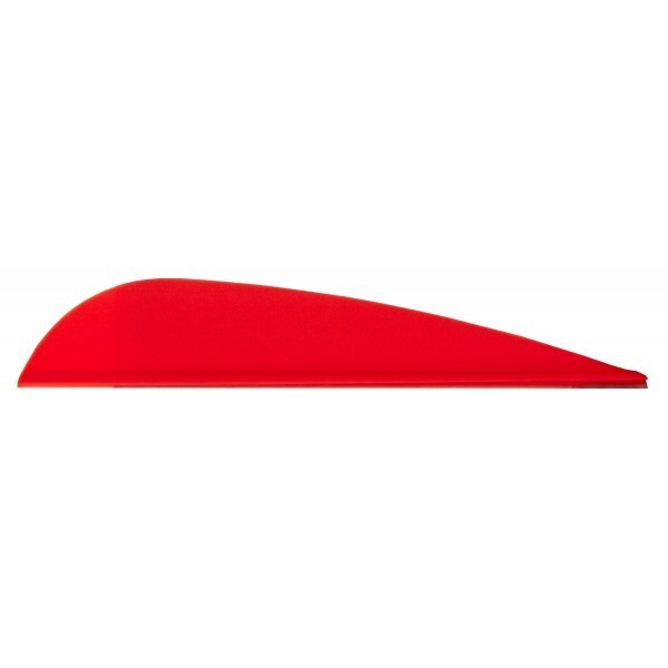 AAE - ELITE PLASTIFLETCH VANE - 2.70" - FIRE ORANGE - 100 PACK
