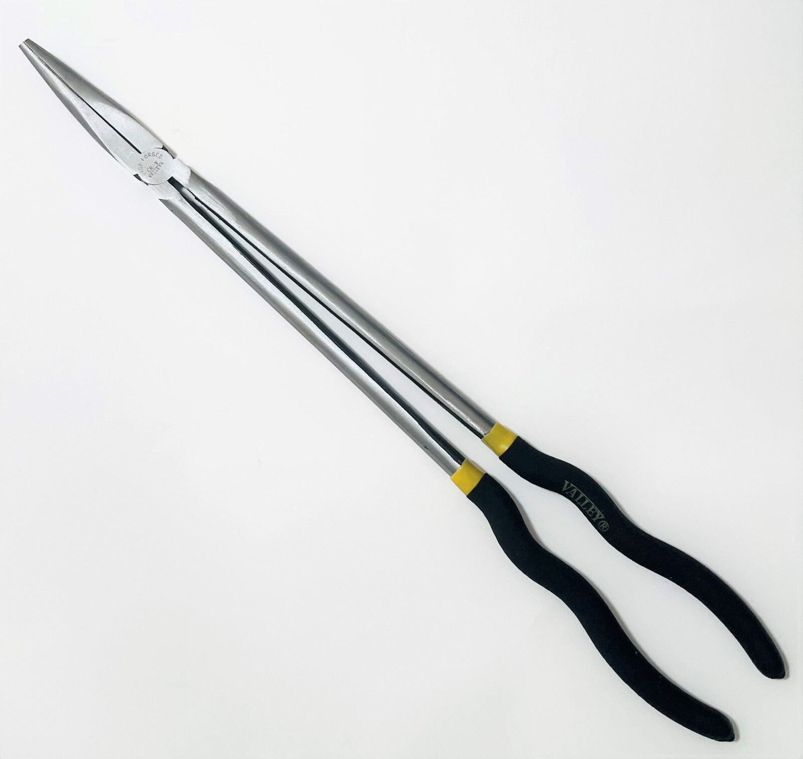 16" ( 15 Degree ) Long Needle Nose Pliers Extra long Reach and Polished Finish