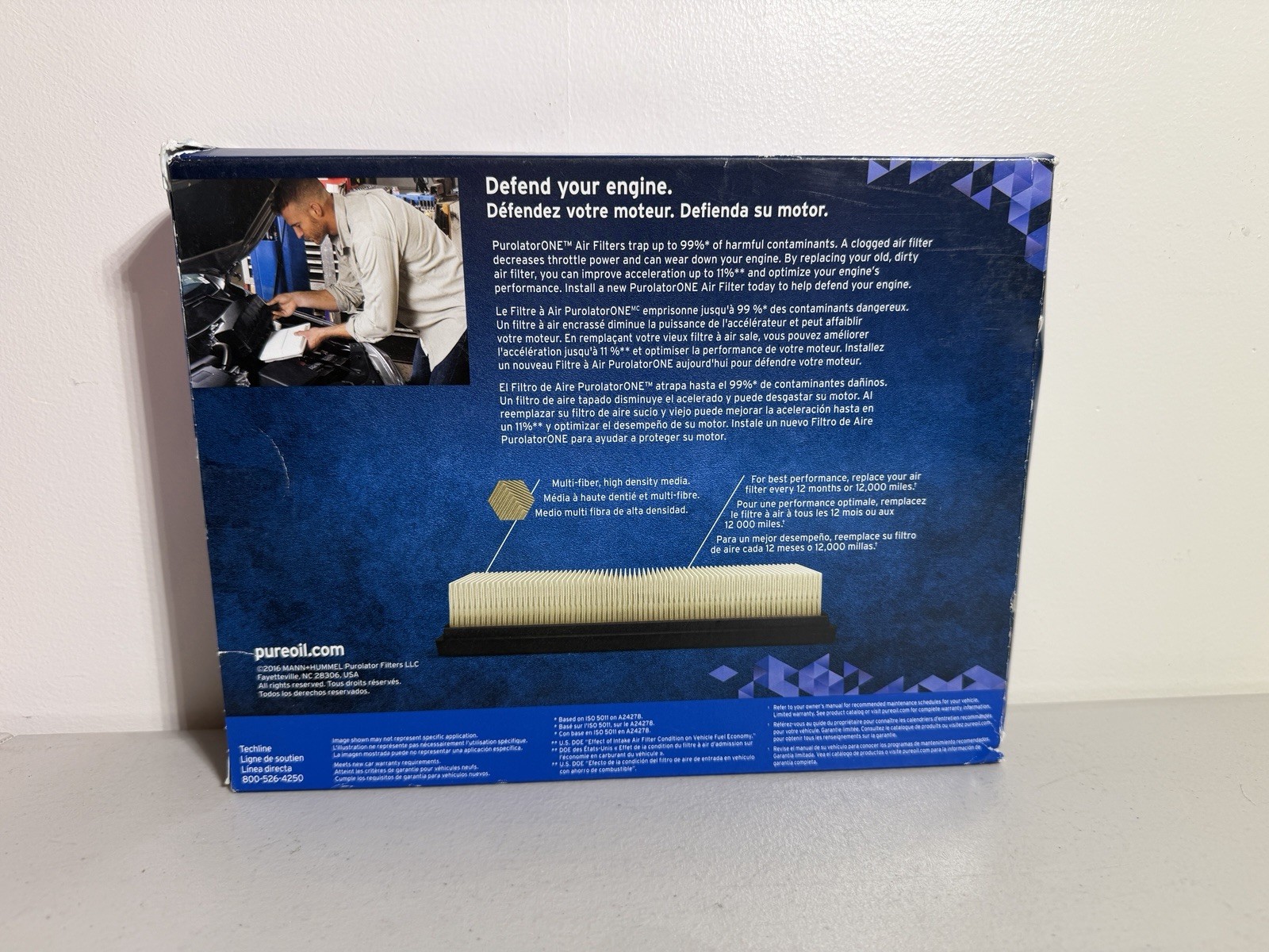 Purolator ONE Advanced Filtration Engine Air Filter A28177