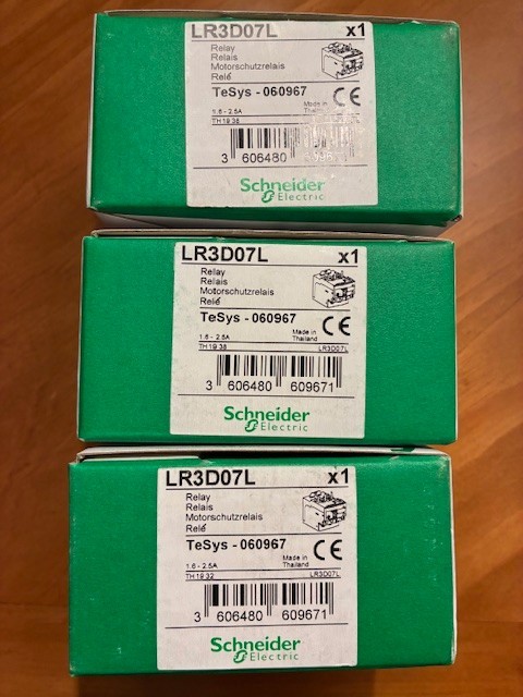 "NEW" SCHNEIDER ELECTRIC LR3D07L / LR3D07L