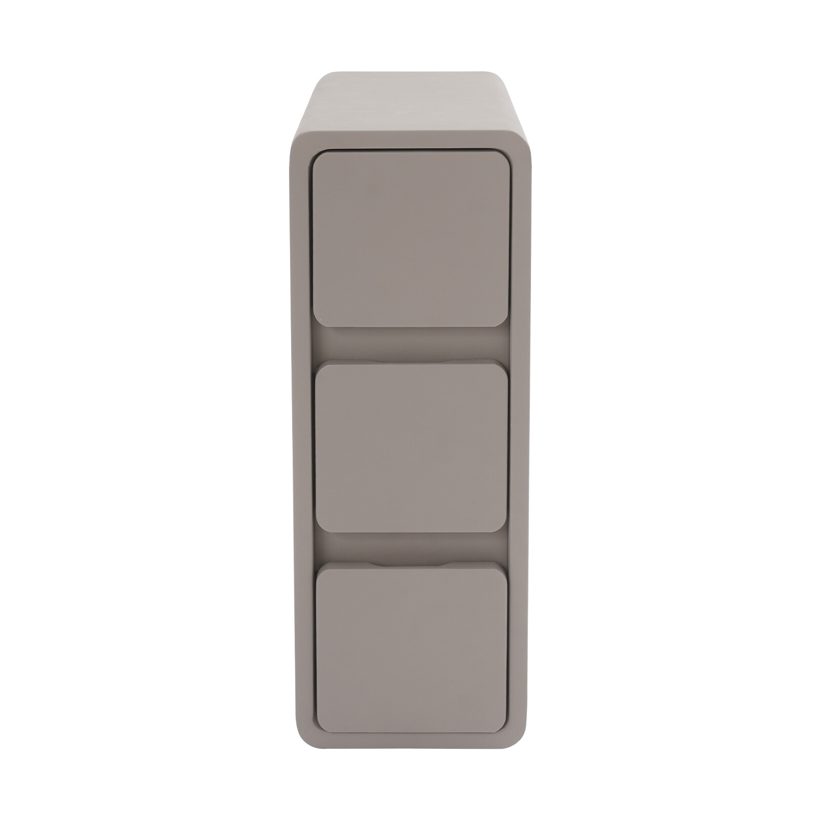 Nightstand, Bedside Table with Drawers, Small Narrow Nightstand Deep Gray