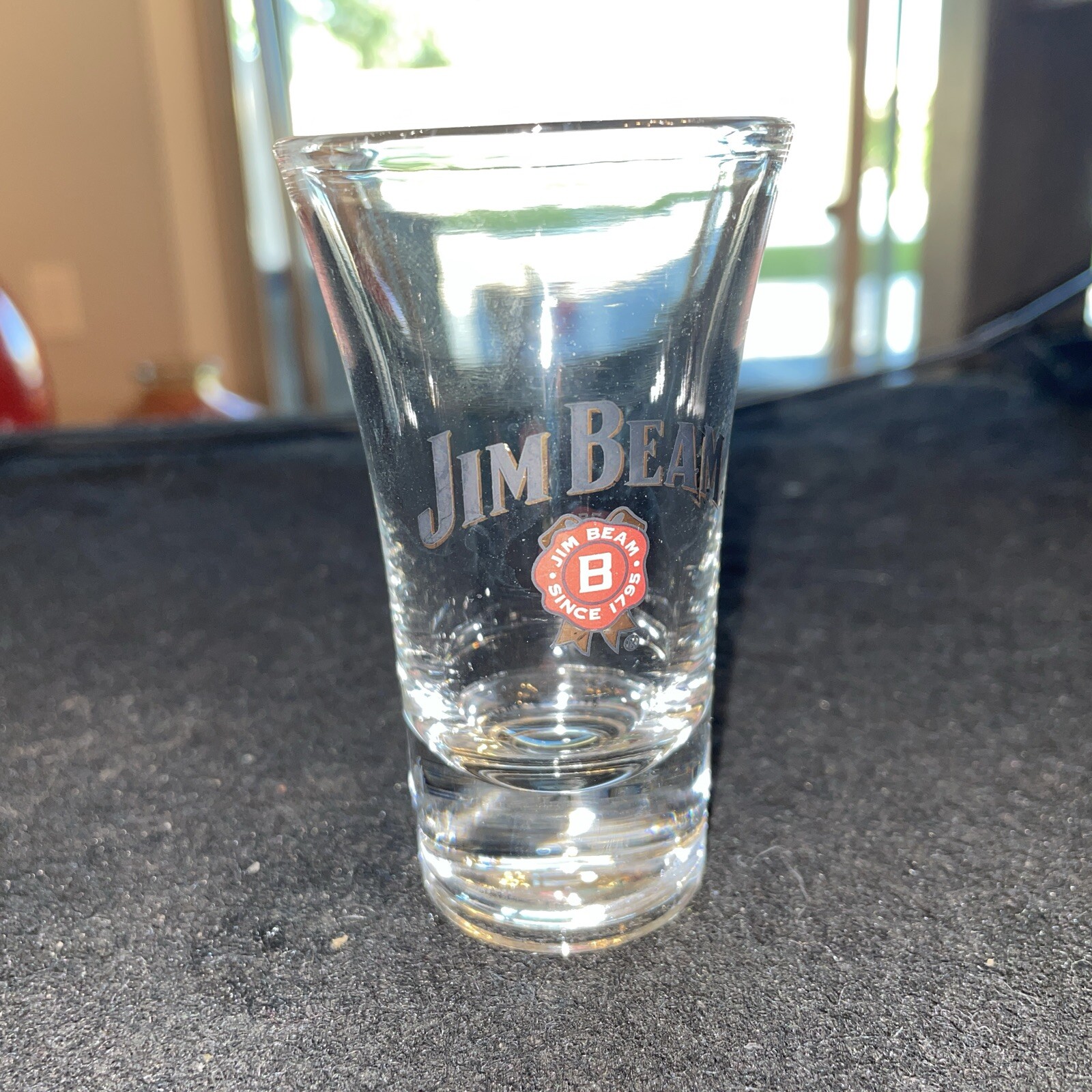 JIM BEAM Shot Glass Tall Double