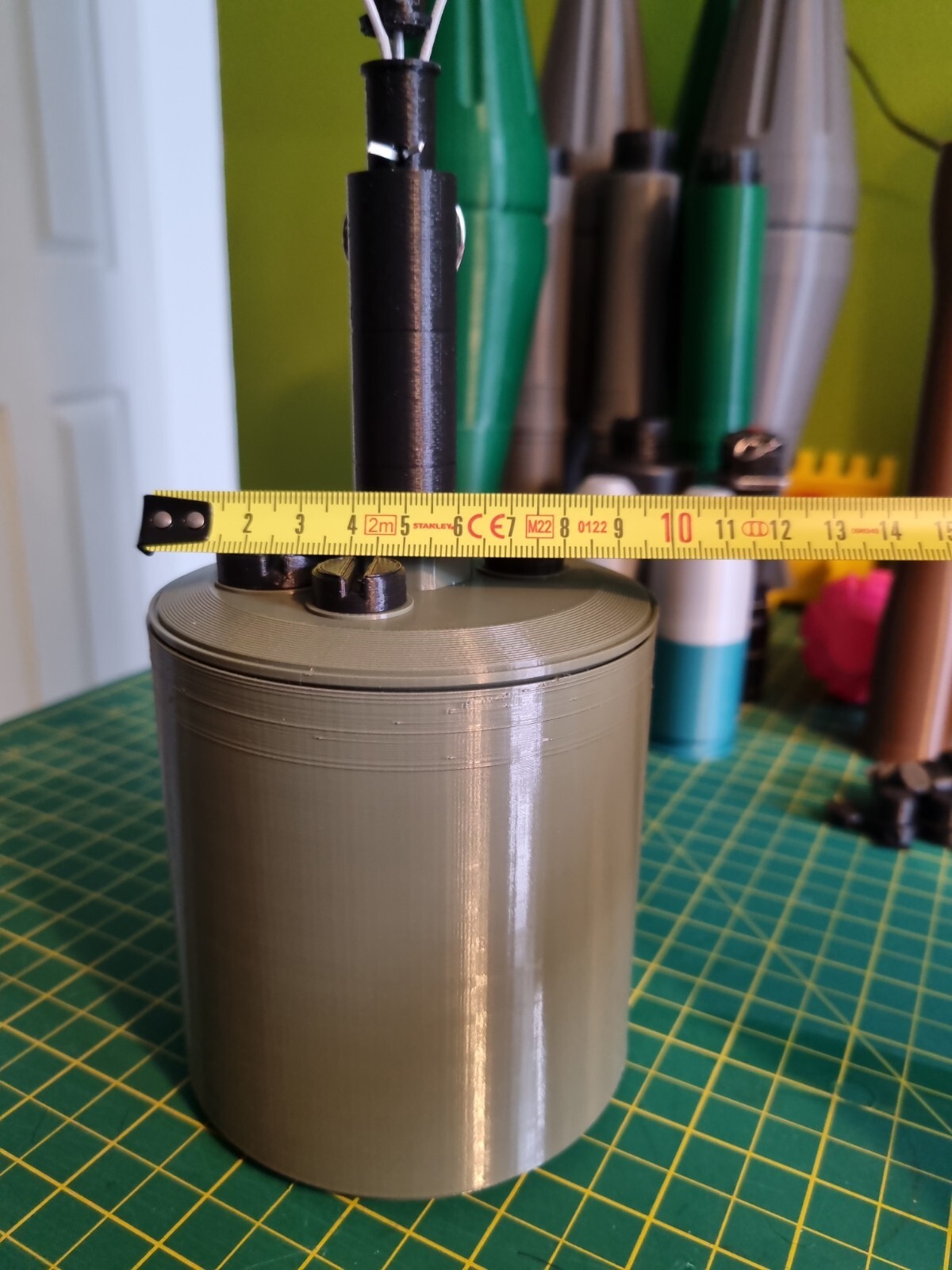 FULL SIZE Replica Bouncing Betty ww2 German s mine ideal for COD ,cosplay PROP
