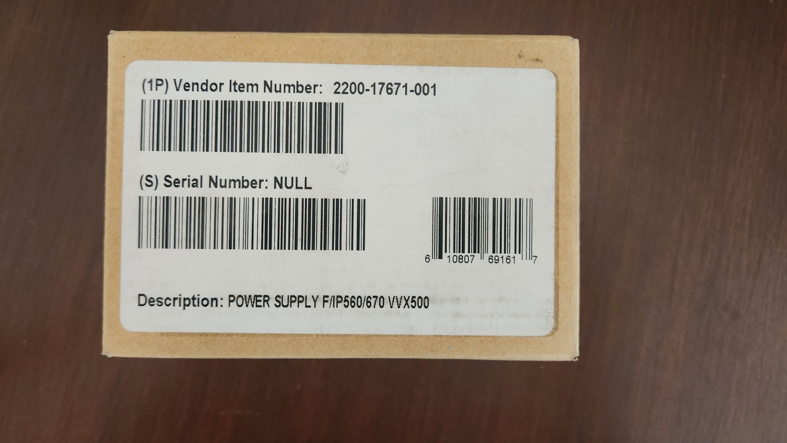 SoundPoint IP and VVX 48v Power Supply F/IP560/670 VVX500  (2200-17671-001)