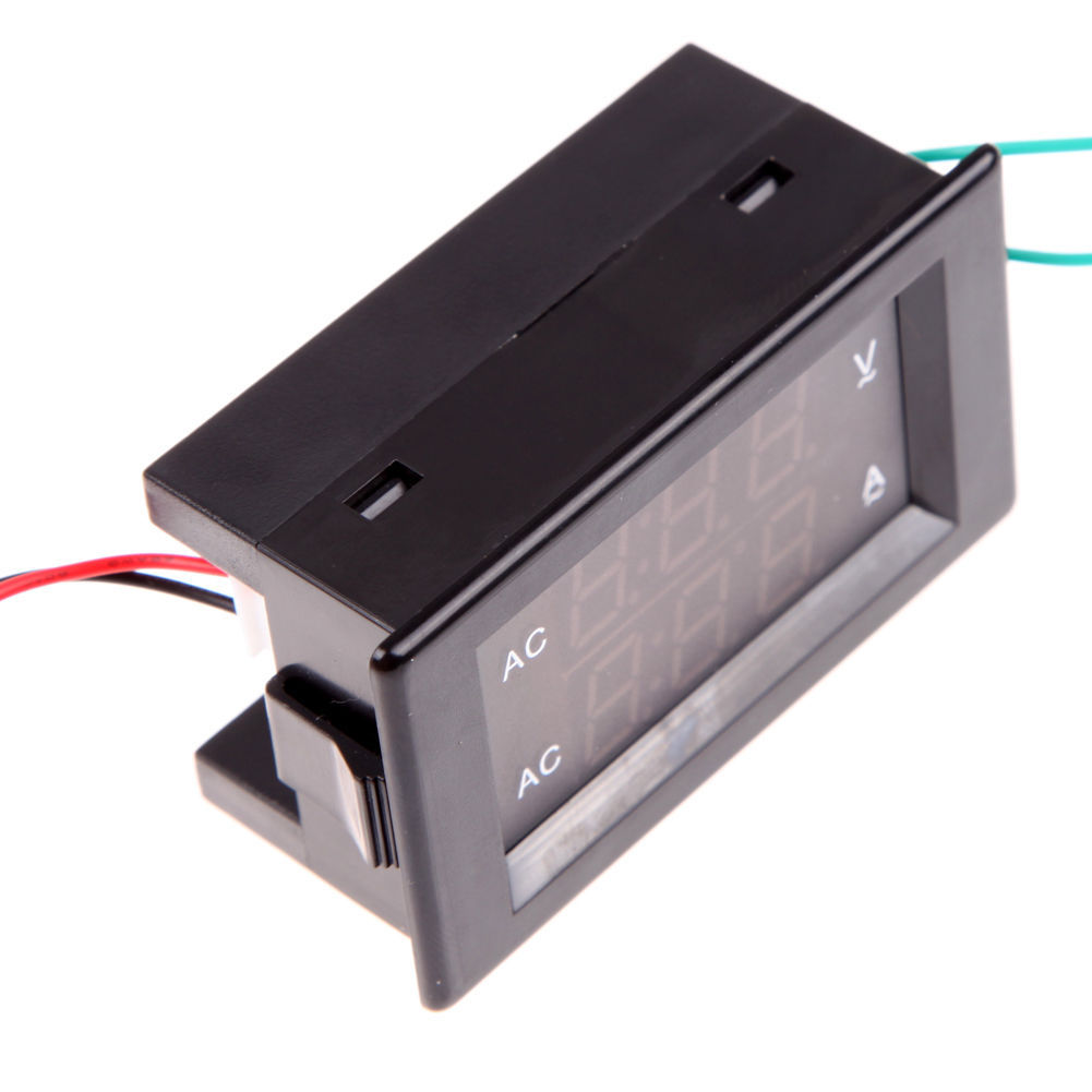 AC 500V 100A LED Digital Volt Watt Voltage Ampere Panel Meter Voltmeter Ammeter