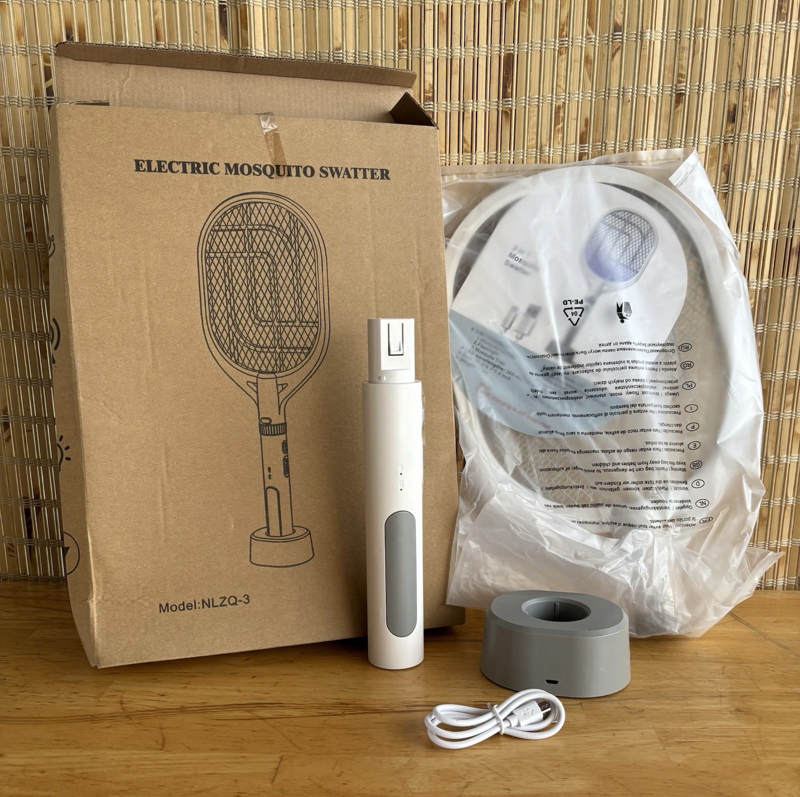 *NEW* Electric Mosquito Swatter Model: N LZQ-3 Bug Zapper Paddle