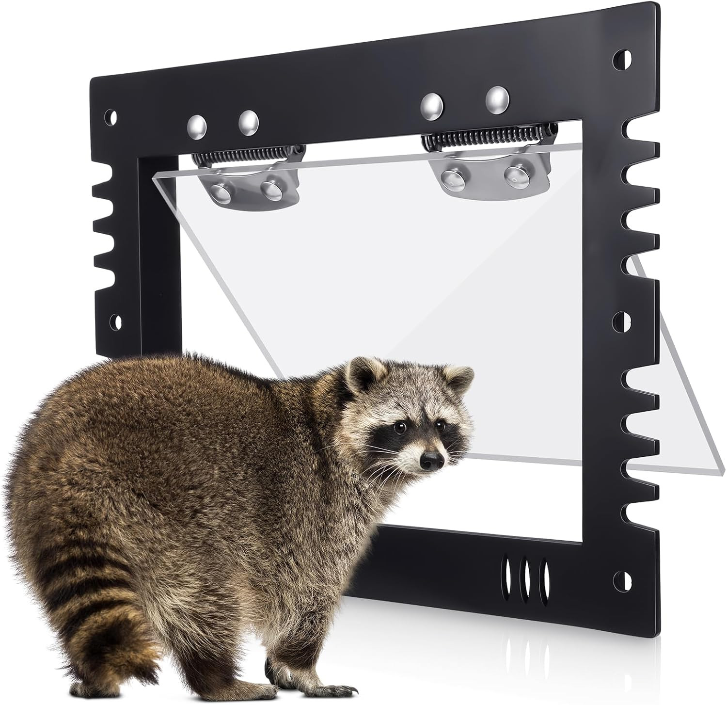1 Pack Raccoon One Way Excluder Door Inimitable Outside Live Trap Raccoon Repell