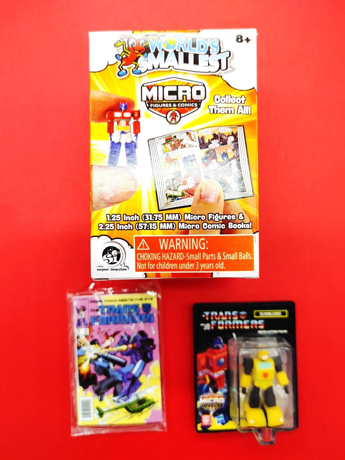 Worlds Smallest Micro Figures & Comics Transformers Bumblebee