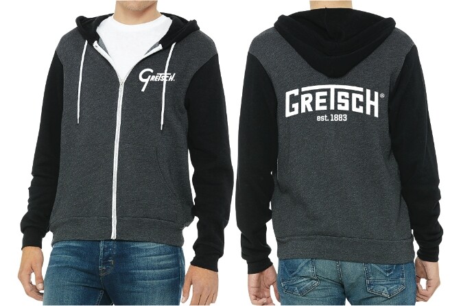 Gretsch Full Zip Fleece Hoodie Unisex X-Large