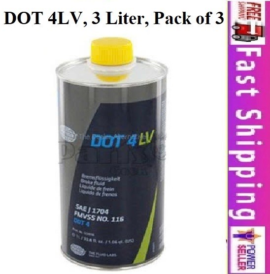 Brake Fluid - Pentosin DOT 4LV, 3 Liter, Authentic, Stock US-No Import Fees