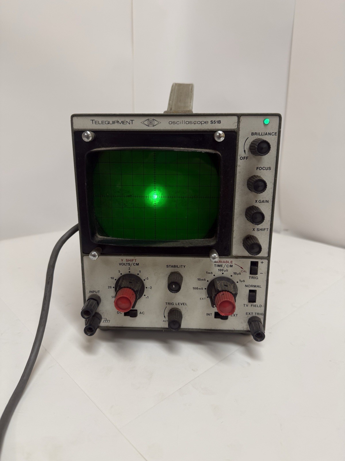 Telequipment S51B Oscilloscope | POWERS ON UNTESTED