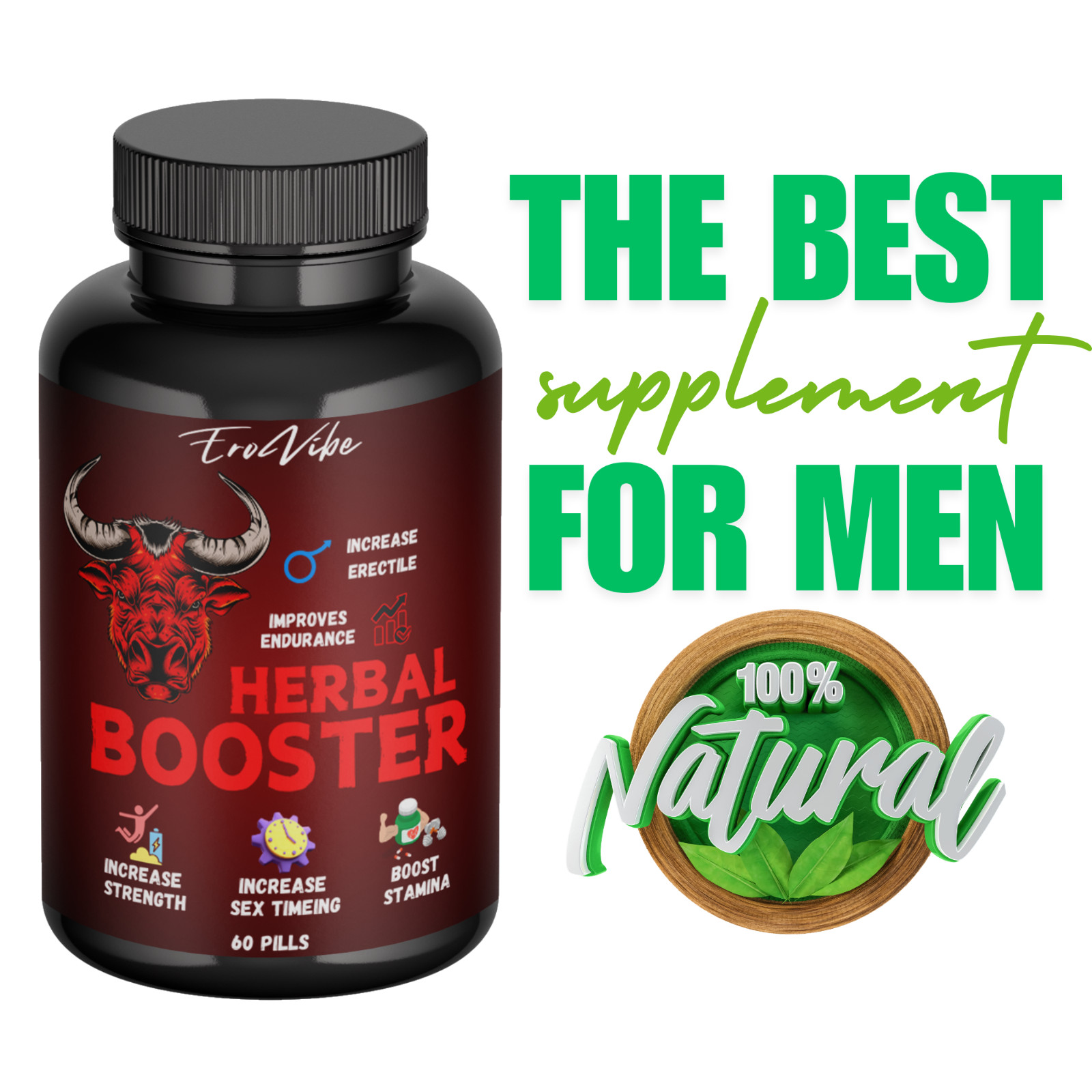 60 PERFORM PILLS FOR MEN - #1 MALE STAMINA | PERFOMANCE MATTERS